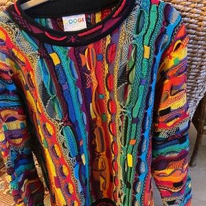 Vintage COOGI men’s vibrant sweater